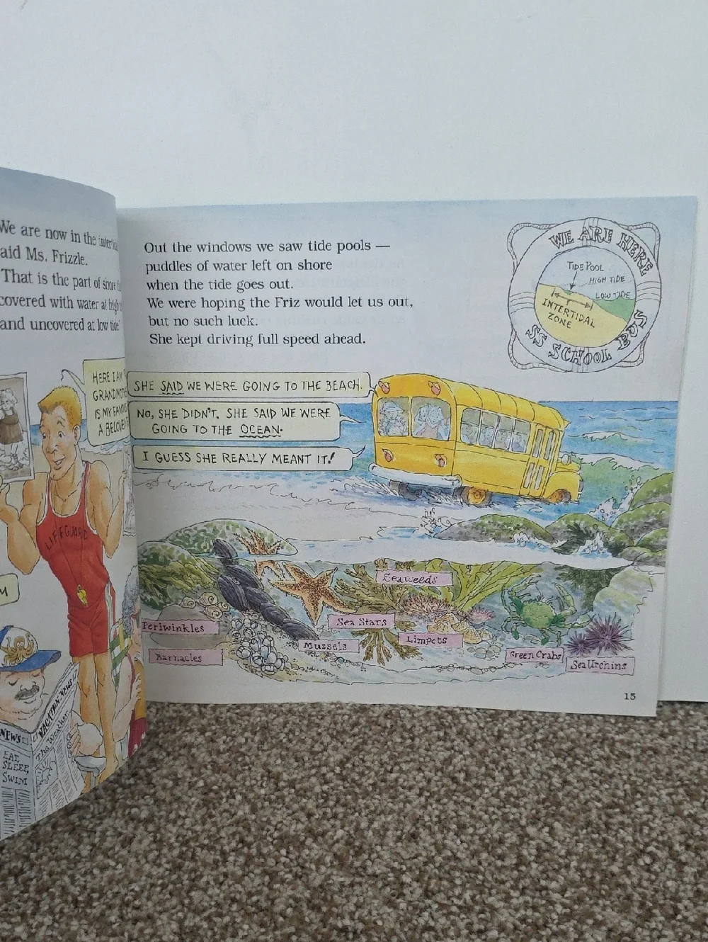 Children's Books - The Magic School Bus Hurricane , Climate, And Ocean Floor